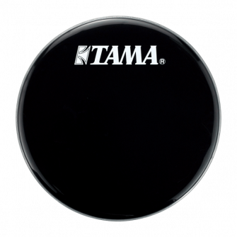 Tama 22" Bassorummun etukalvo musta - logolla