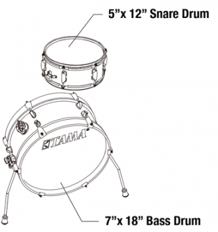 Tama Club-Jam Mini - Aqua Blue