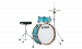 Tama Club Jam Mini Kit -rumpusetti telineillä ja tuolilla, Aqua Blue