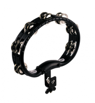 Meinl TMT2BK Mountable ABS Tambourine, Black