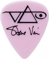 Ibanez Steve Vai Signature Rubber Grip White -plektrat, 50 kpl