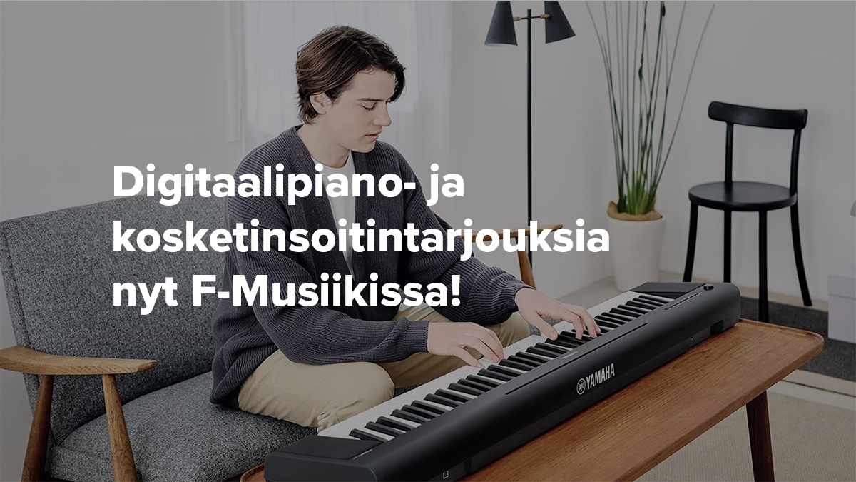 Kosketinsoittimia ja digitaalipianoja nyt edullisesti!