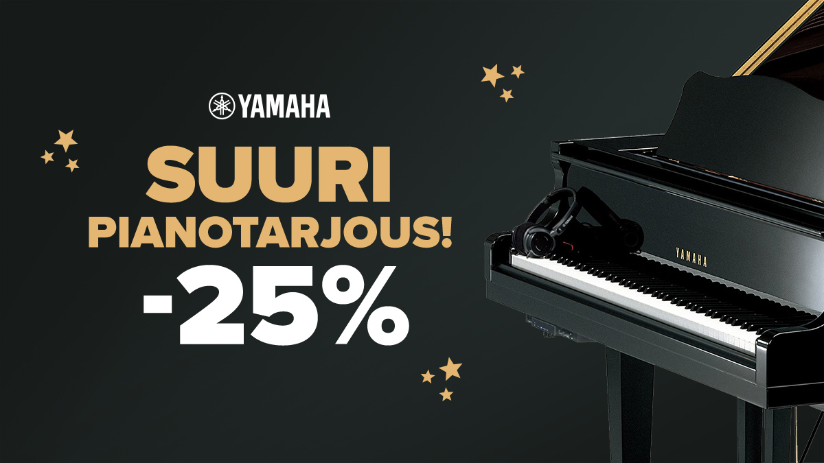 Akustiset Yamaha-pianot ja -flyygelit -25 % 