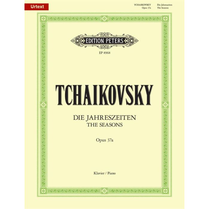 TSAIKOVSKI SEASONS OP37A PIANO PETERS • Musiikkikauppa F-Musiikki