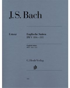  BACH ENGLISH SUITES PIANO HENLE WITH FINGERING 