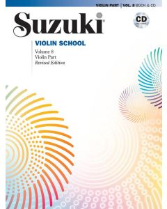  SUZUKI VIOLIN 8 KIRJA+CD NEW EDITION 