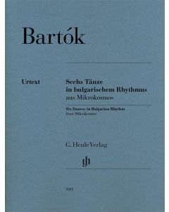  BARTOK 6 DANCES FROM MIKROKOSMOS PIANO HENLE 