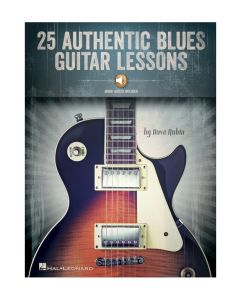  25 AUTHENTIC BLUES GUITAR LESSONS +ONLINE AUDIO 