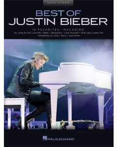  BIEBER JUSTIN BEST OF EASY PIANO 