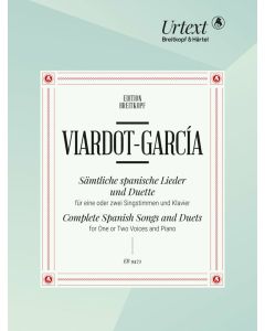  VIARDOT-GARCÍA COMPLETE SPANISH SONGS VOCAL + PIANO 