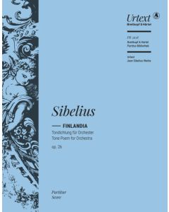  SIBELIUS FINLANDIA OP26 PARTITUURI 