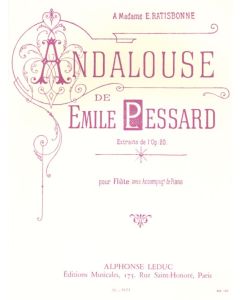  PESSARD ANDALOUSE OP. 20 FLUTE+PIANO  LEDUC 