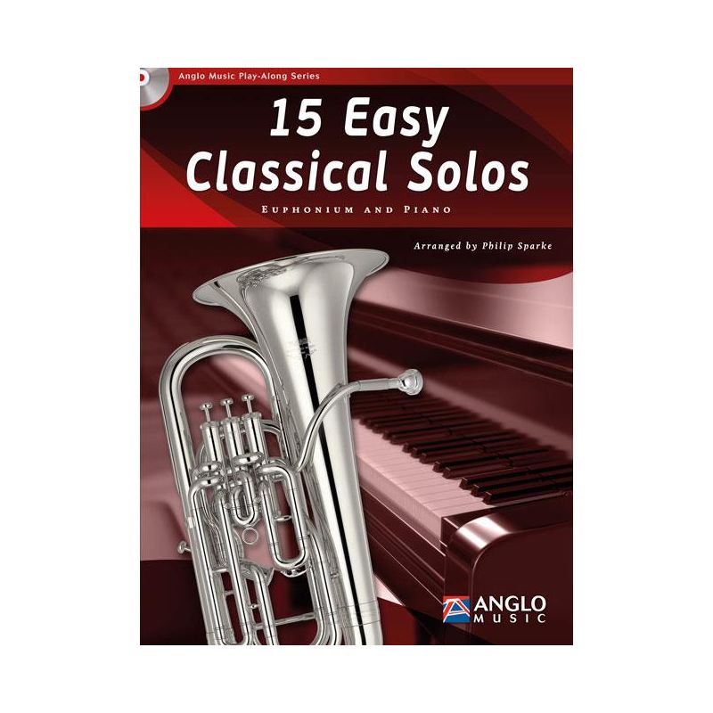 15 Easy Classical Solos Cd Euphonium Bctc And Piano • Musiikkikauppa F Musiikki 3069