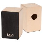 Sela percussion Cajon musta 